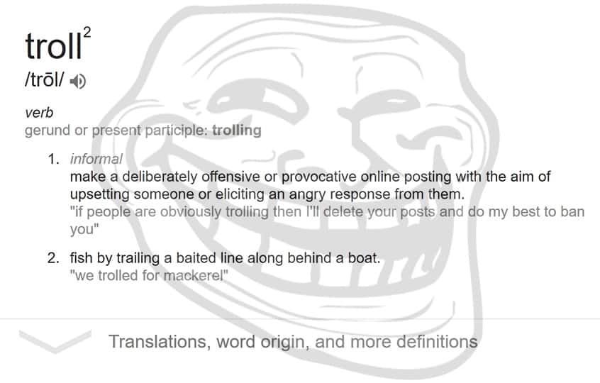 Your Trolling Definition is Wrong - Davis Tech Media
